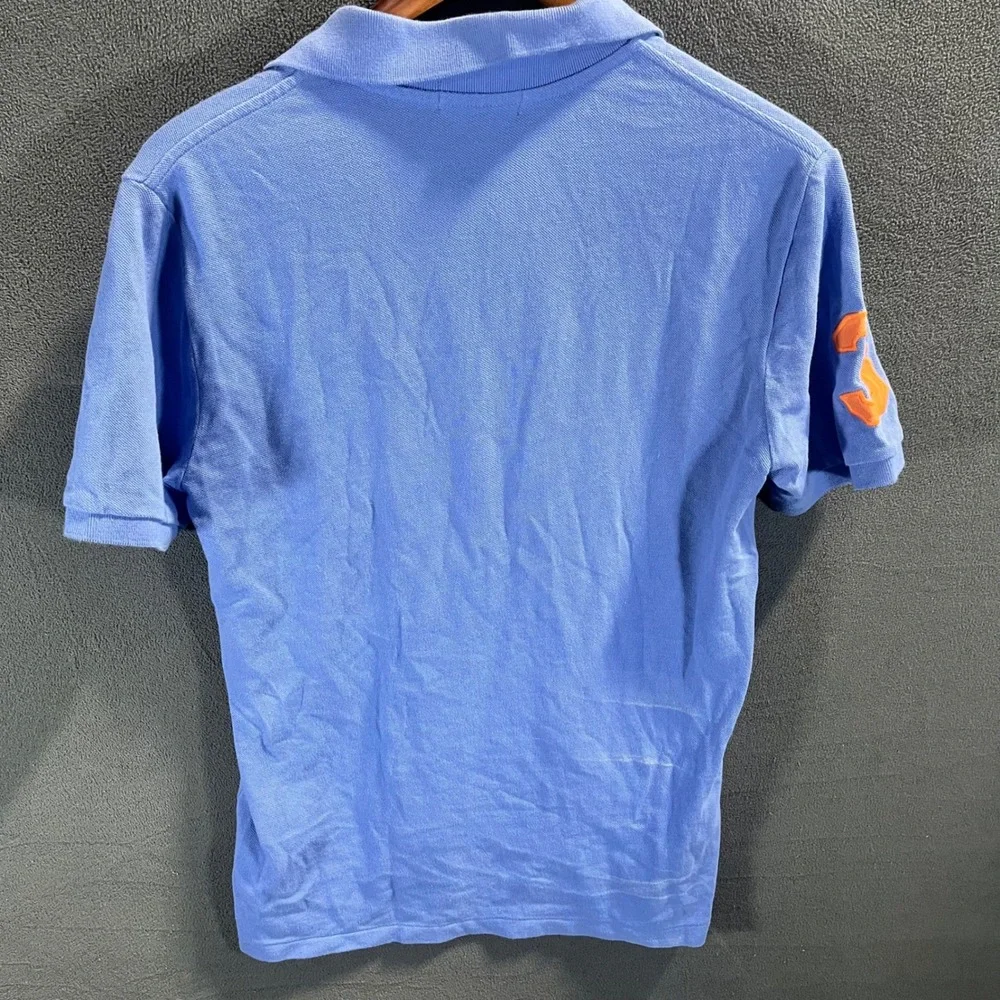 Polo Ralph Lauren Boys Blue Big Pony Short Sleeve Polo Shirt Size L 14-16 Orange